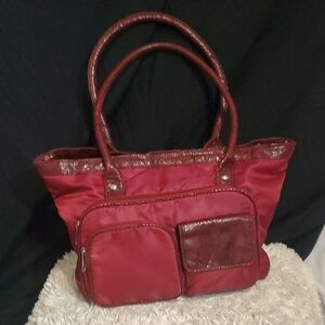 Elegant Red Tote Bag